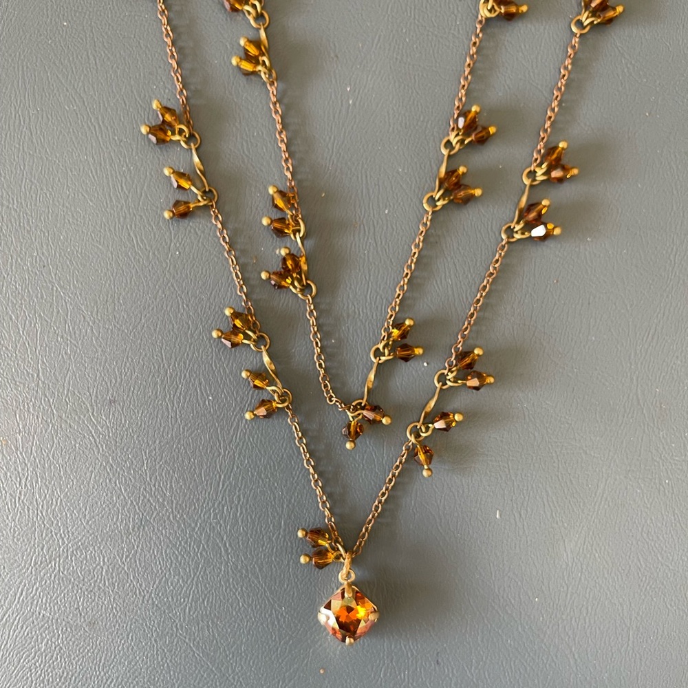 Catherine Popesco Gold Layered Necklace